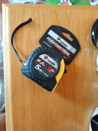 6 Flexómetros nuevos Tuman 5m/19mm
