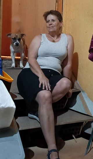 Interna con perro