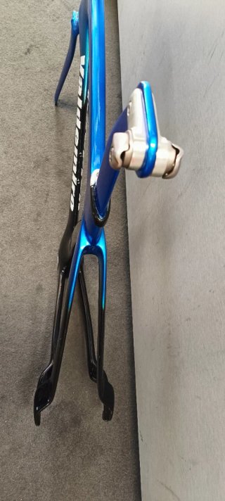 Cuadro carbono Pista Valdemiro Azul e Preto