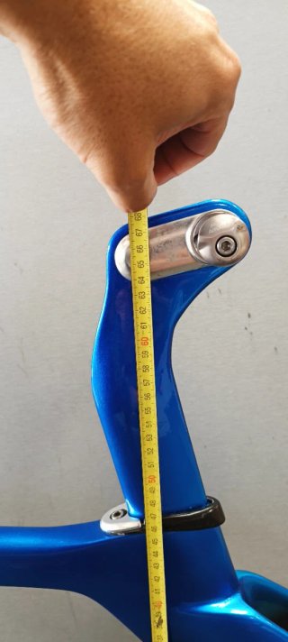 Cuadro carbono Pista Valdemiro Azul e Preto