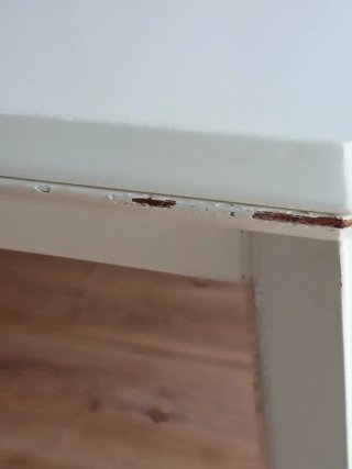 Mesa de comedor/cocina blanca