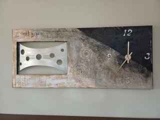 Cuadro Decorativo Grande con Reloj integrado