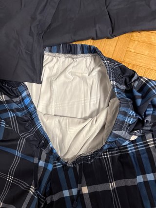 Pijama Caballero XL Azul y Blanco