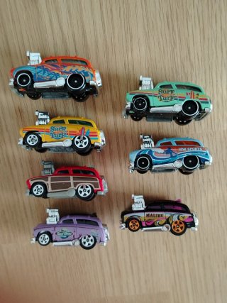 Lotto 7 Hot Wheels Surf 'N Turf