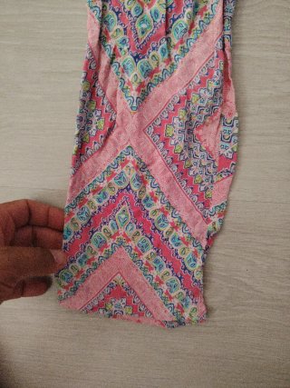 Pantalón rosa estampado verano Talla S