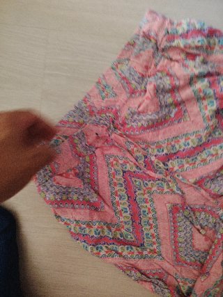 Pantalón rosa estampado verano Talla S