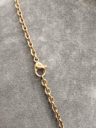 Collar Betty Boop Acero Quirúrgico Chapado Oro