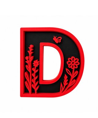 Letra decorativa 3D personalizada