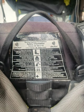 Mochila Portabebés Deuter Kid Comfort Plus