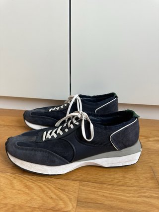 Zapatillas de vestir azul marino