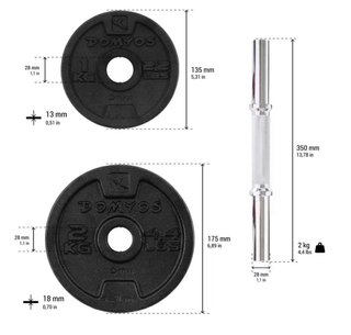 Kit Mancuerna 10kg DOMYOS