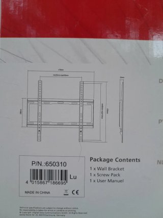 Soporte TV equip 32-55 Pared Fijo