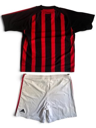 Kit Ac Milan vintage 2008/2009 adidas bwin-bambino