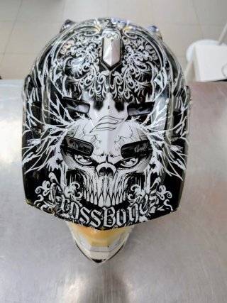Casco Motocross MT Crossbones Talla M