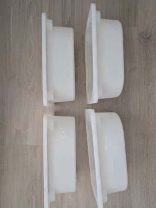 4 Cajas Ikea Trofast 20x30x10cm Blancas