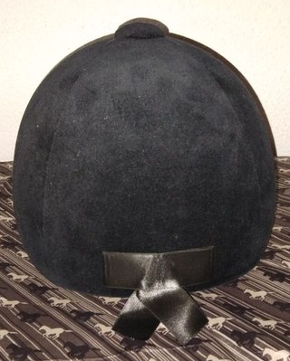 Casco equitación FOUGANZA negro, talla 57.