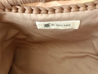 Bolso Clutch Nude Tejido Trapillo