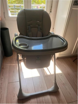 Trona bebé Kinderkraft gris