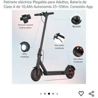 Patinete Eléctrico Negro