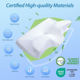 Pack 2 Almohadas Cervical Ortopédica Viscoelástica
