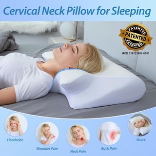 Pack 2 Almohadas Cervical Ortopédica Viscoelástica