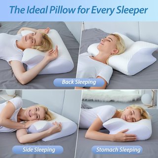 Pack 2 Almohadas Cervical Ortopédica Viscoelástica