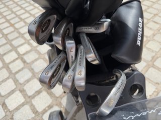 Bolsa de palos de golf con carrito