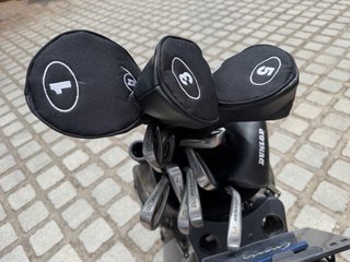 Bolsa de palos de golf con carrito