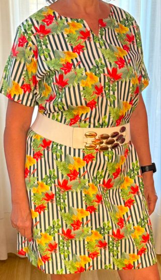 Vestido estampado floral verano