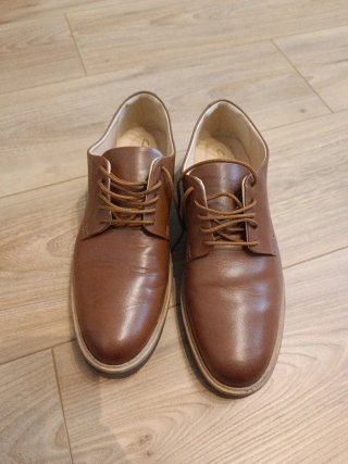 Zapatos Clarks Cuero Marrón Talla 41.5