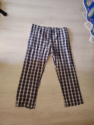 Pantalón cuadros verano talla XL