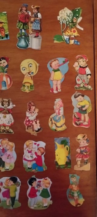 63 Cromos Antiguos Infantiles