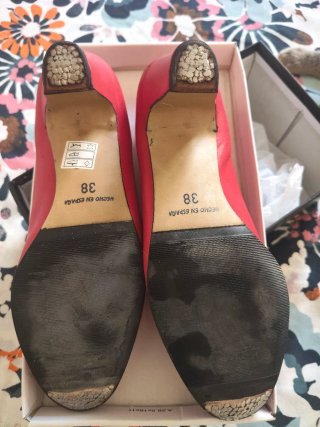 Zapatos Flamenco Rojos Talla 38