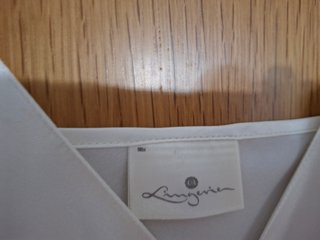 Camisón mujer tirantes.  Lencero. Talla S. Blanco.