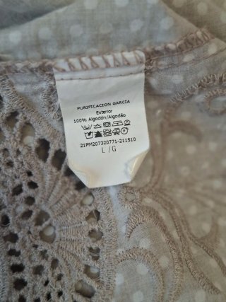 Blusa Purificación García bordada