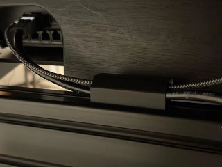 Soporte cables perfilería de aluminio simracing