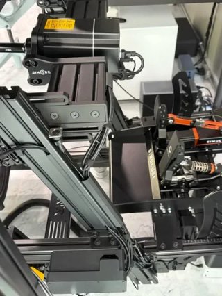 Soporte cables perfilería de aluminio simracing