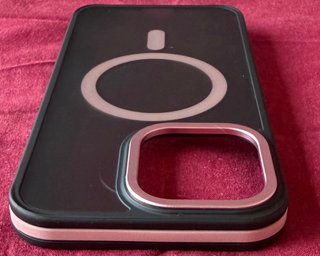 Cover Nero Satinato MagSafe iPhone 15 Pro Max