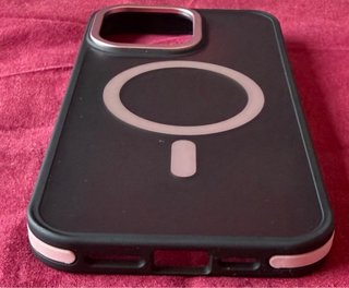 Cover Nero Satinato MagSafe iPhone 15 Pro Max