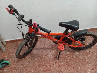 Bicicleta infantil B'TWIN naranja