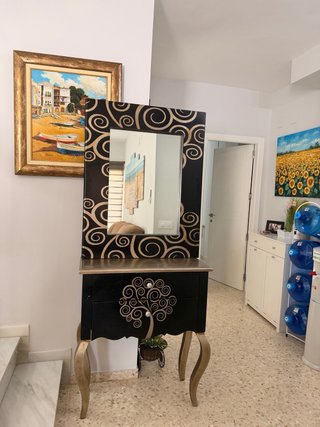 Mueble de entrada de madera