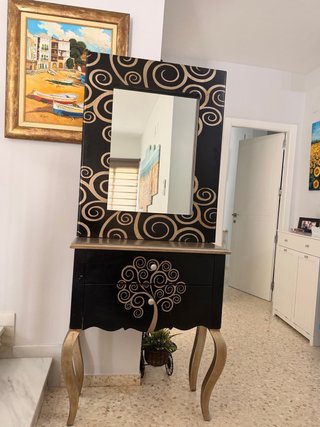 Mueble de entrada de madera