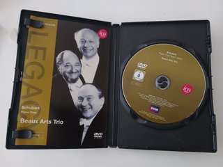 DVD Schubert Piano Trios Beaux Arts Trio