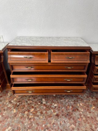 Cómoda y 2 Mesitas de Noche Madera