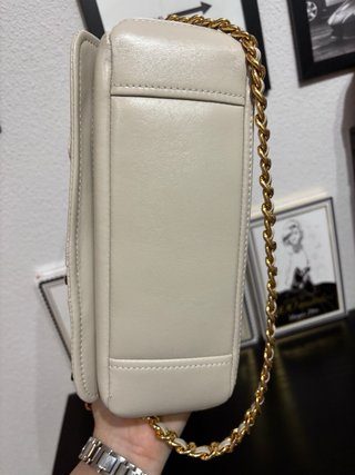 Borsa Moschino Bianca e Dorata