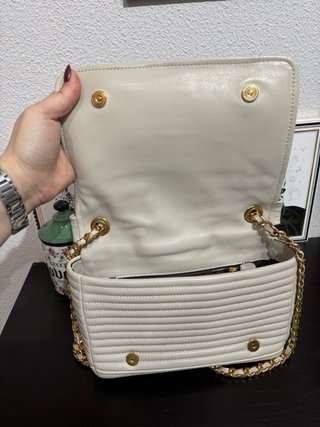 Borsa Moschino Bianca e Dorata