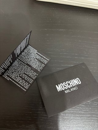 Borsa Moschino Bianca e Dorata