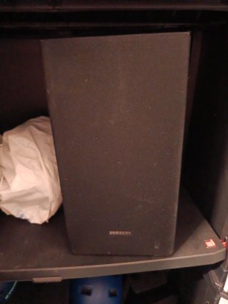 Barra de sonido Samsung con altavoz