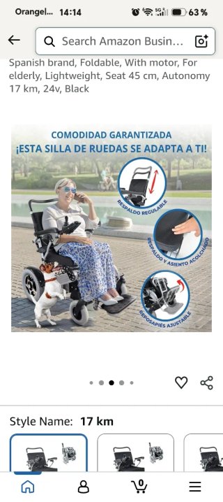 Silla de ruedas eléctrica MOBICLINIC