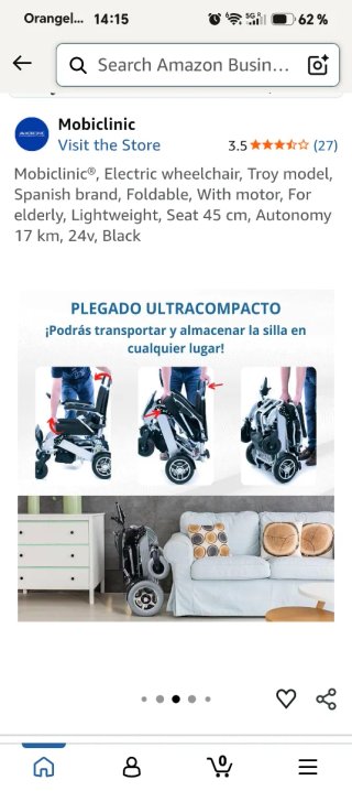 Silla de ruedas eléctrica MOBICLINIC